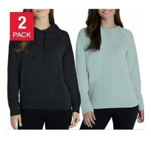 NEW!!! Eddie Bauer Women's Ultra Soft 2-Pack Comfort Combo 1 Hoodie